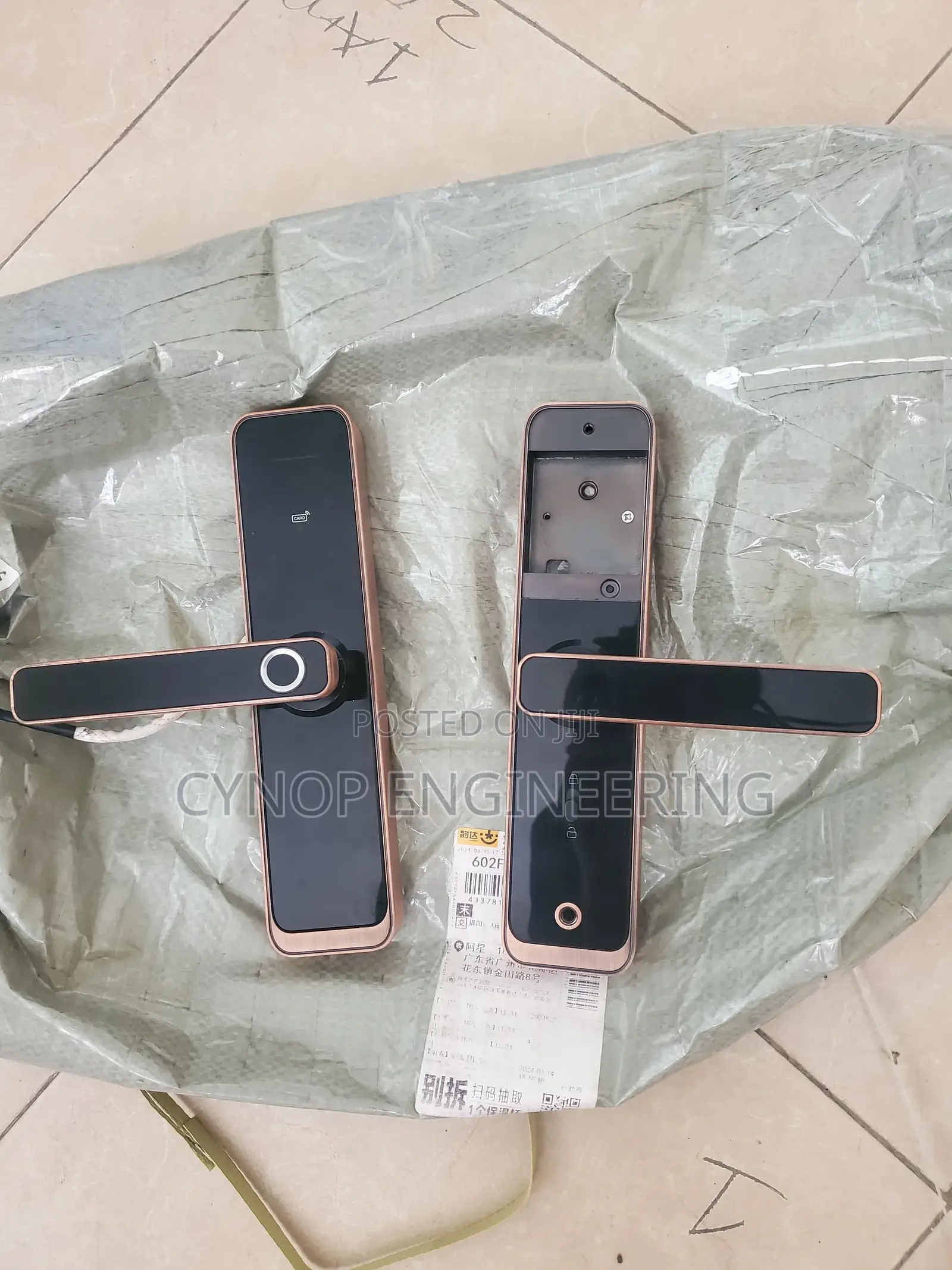 High-End Elegent Biometric Smary Lock for Hotel