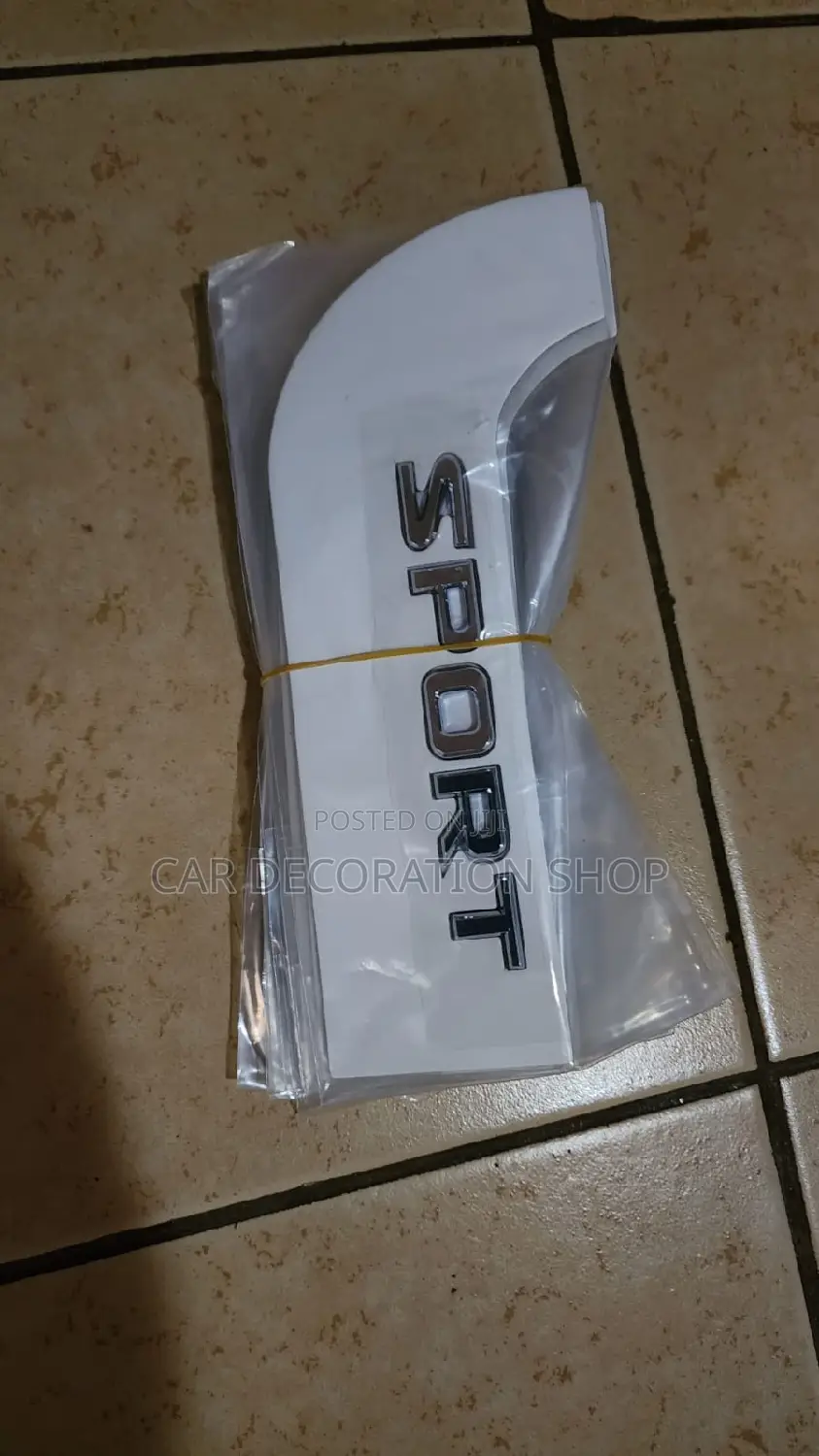 Range Rover Boot SPORT Badge
