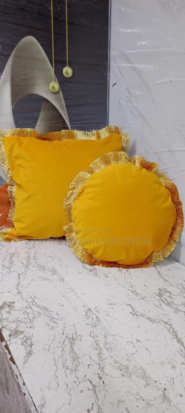 Circular and Square Tassled Covers