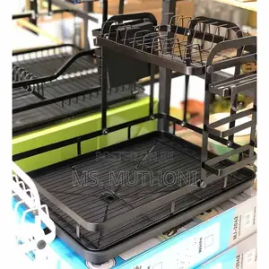 *New Advanced 2layer Dish Rack Available in Black and White