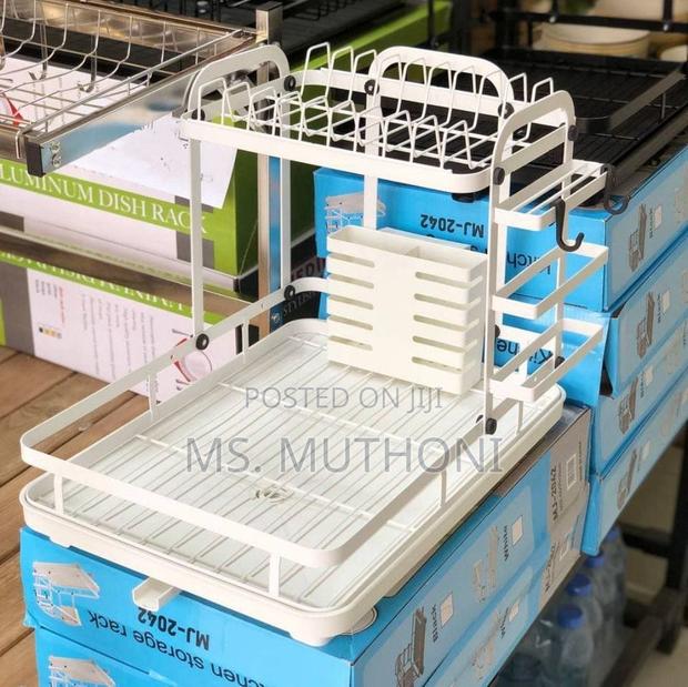 *New Advanced 2layer Dish Rack Available in Black and White - thumbnail 3