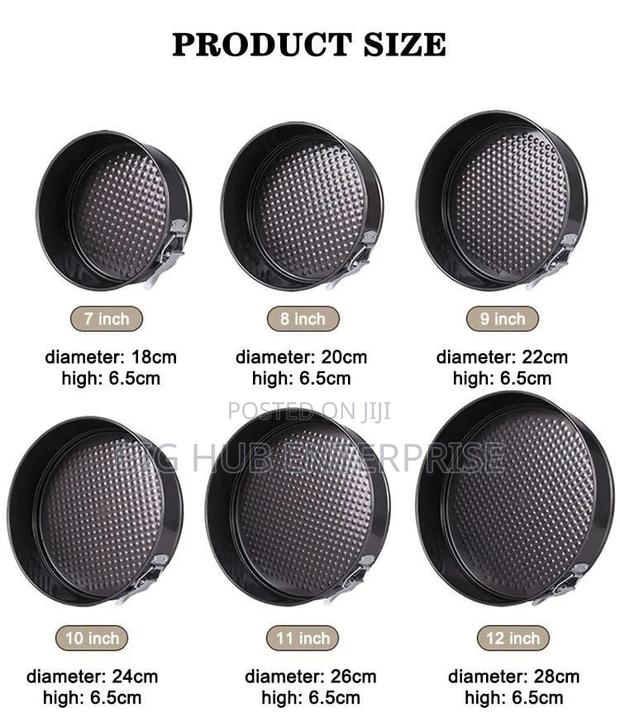 6pcs Springpan Baking Pan - main view