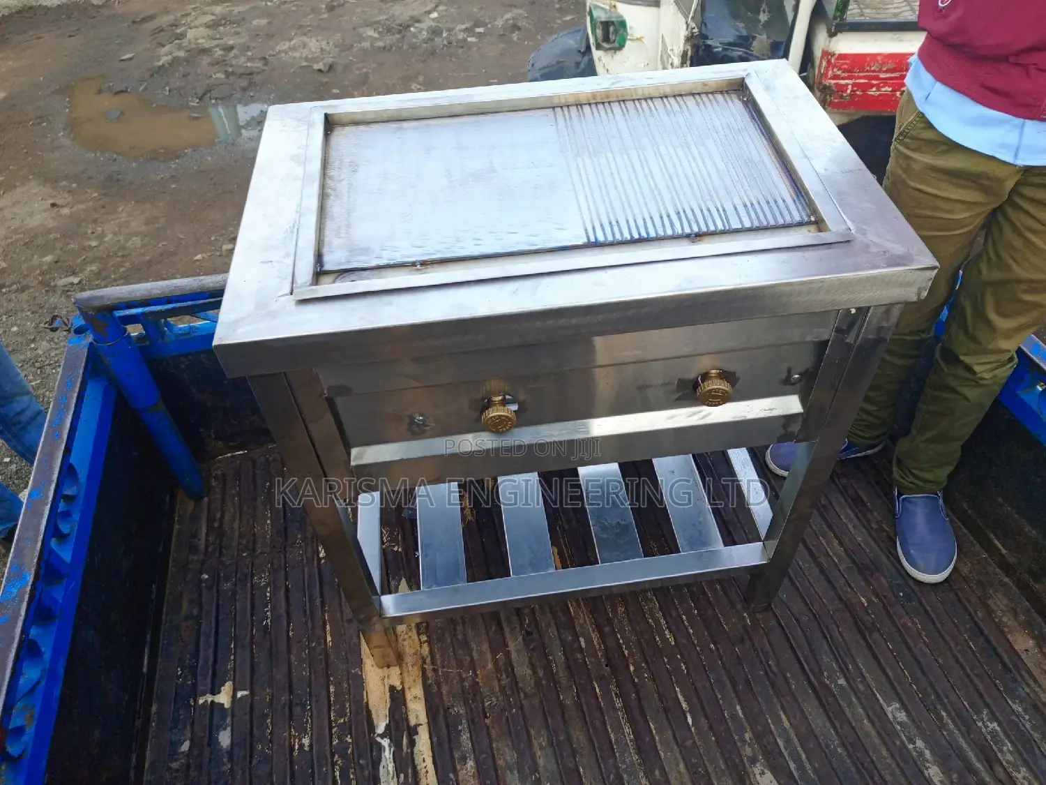 Gas Grill, Stainless Grindle