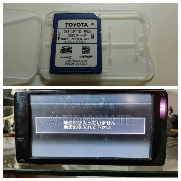 Genuine NSLN-W62 Toyota Radio Memory SD Card - main view