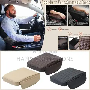 Universal Car Armrest Pad With Side Storage