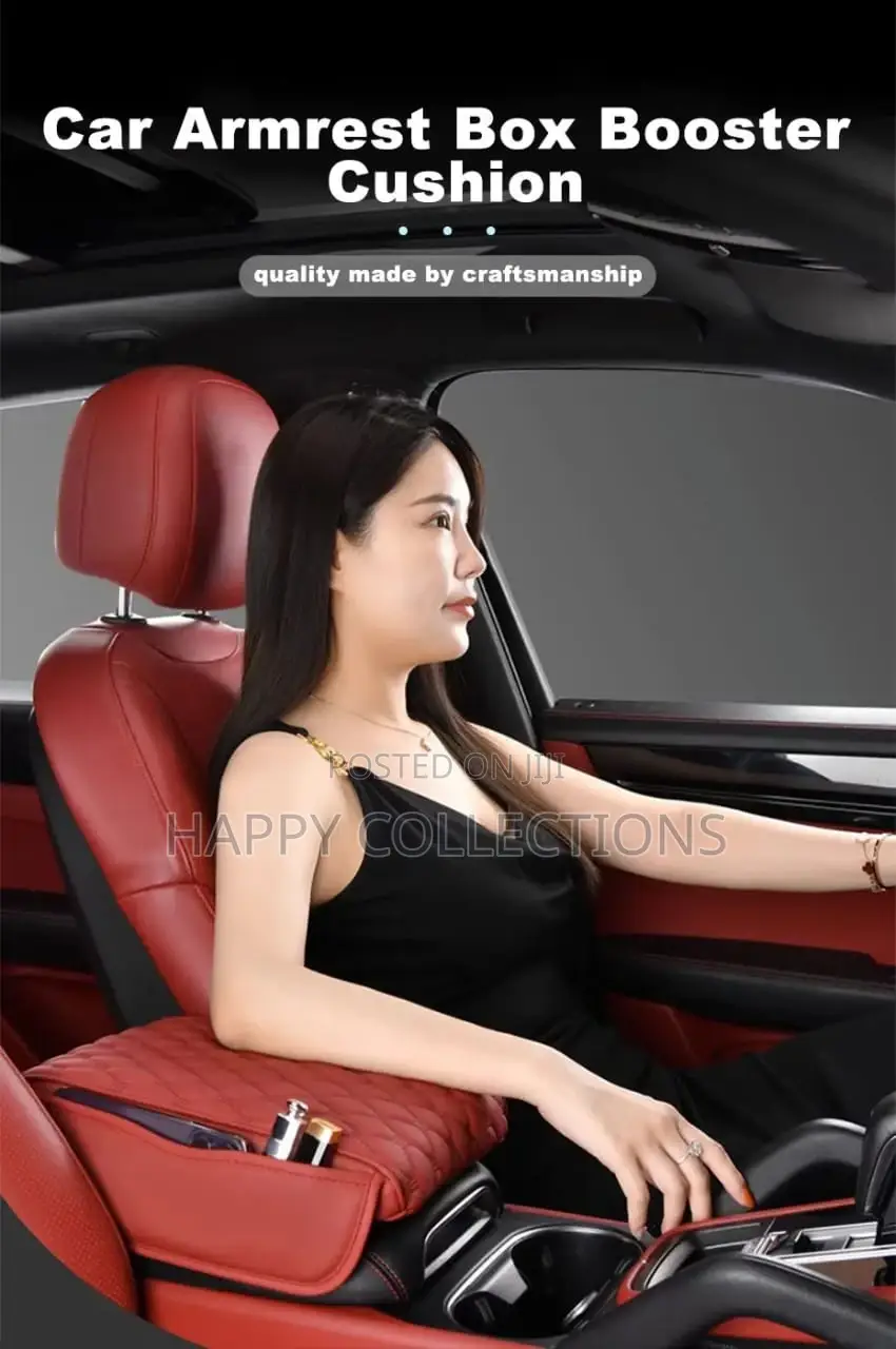 Universal Car Armrest Pad With Side Storage