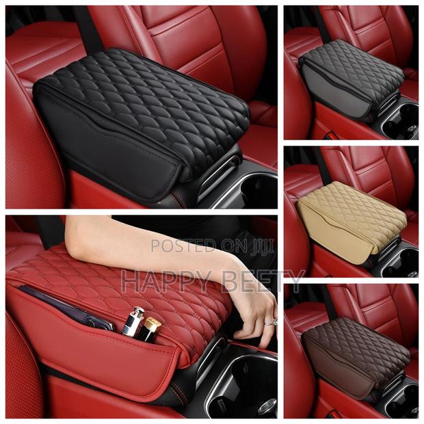 Universal Car Armrest Pad With Side Storage - thumbnail 4