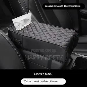 Car Armrest With Tissue Storage