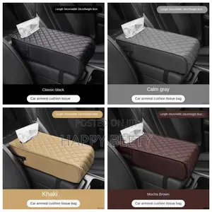 Car Armrest With Tissue Storage