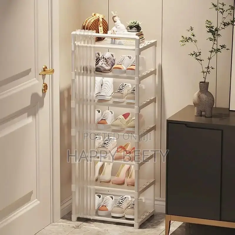 8-Layer Shoe Rack Organizer With Fabric Dustproof Cover