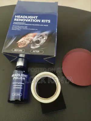 Polishing Headlights Restorer