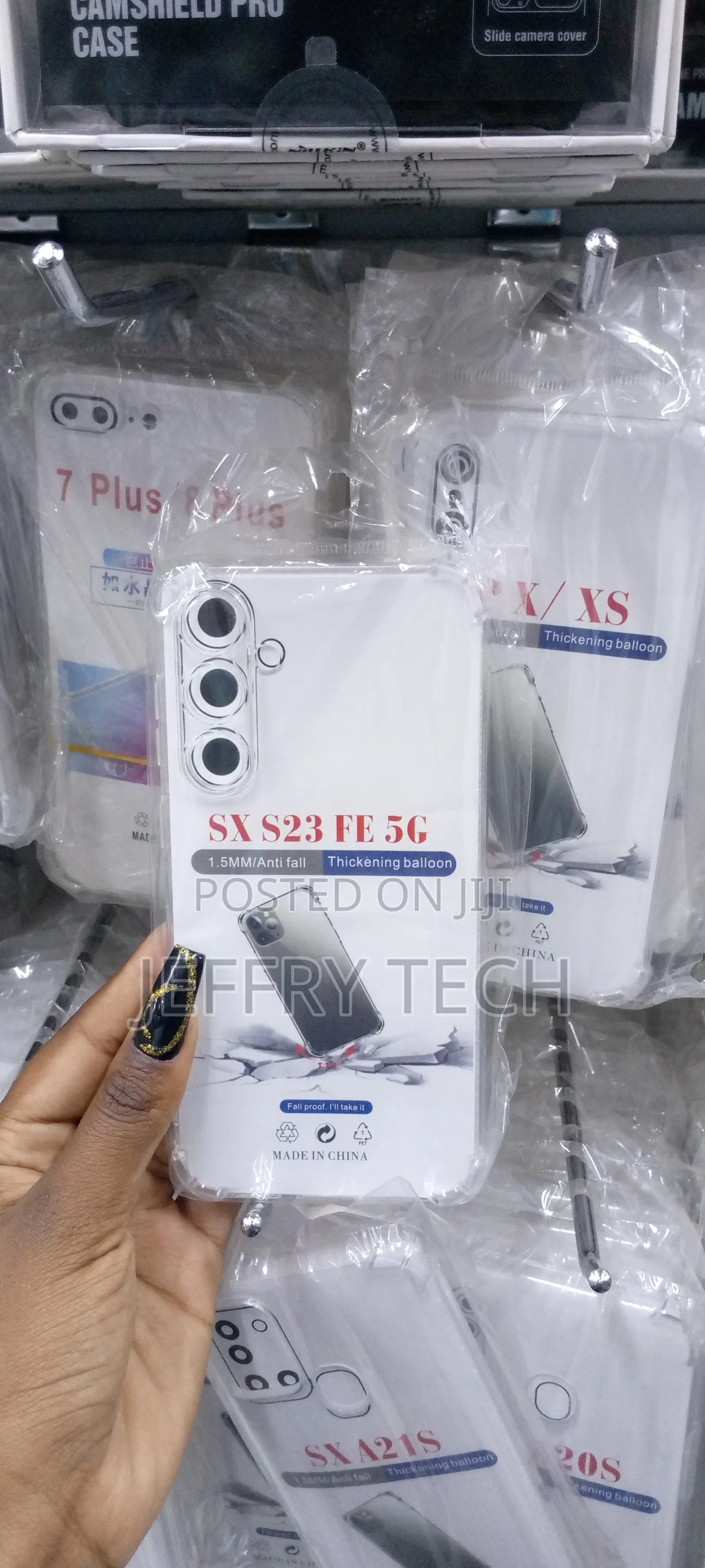 Foso for Galaxy S23 FE Back Cover Case (Clear)