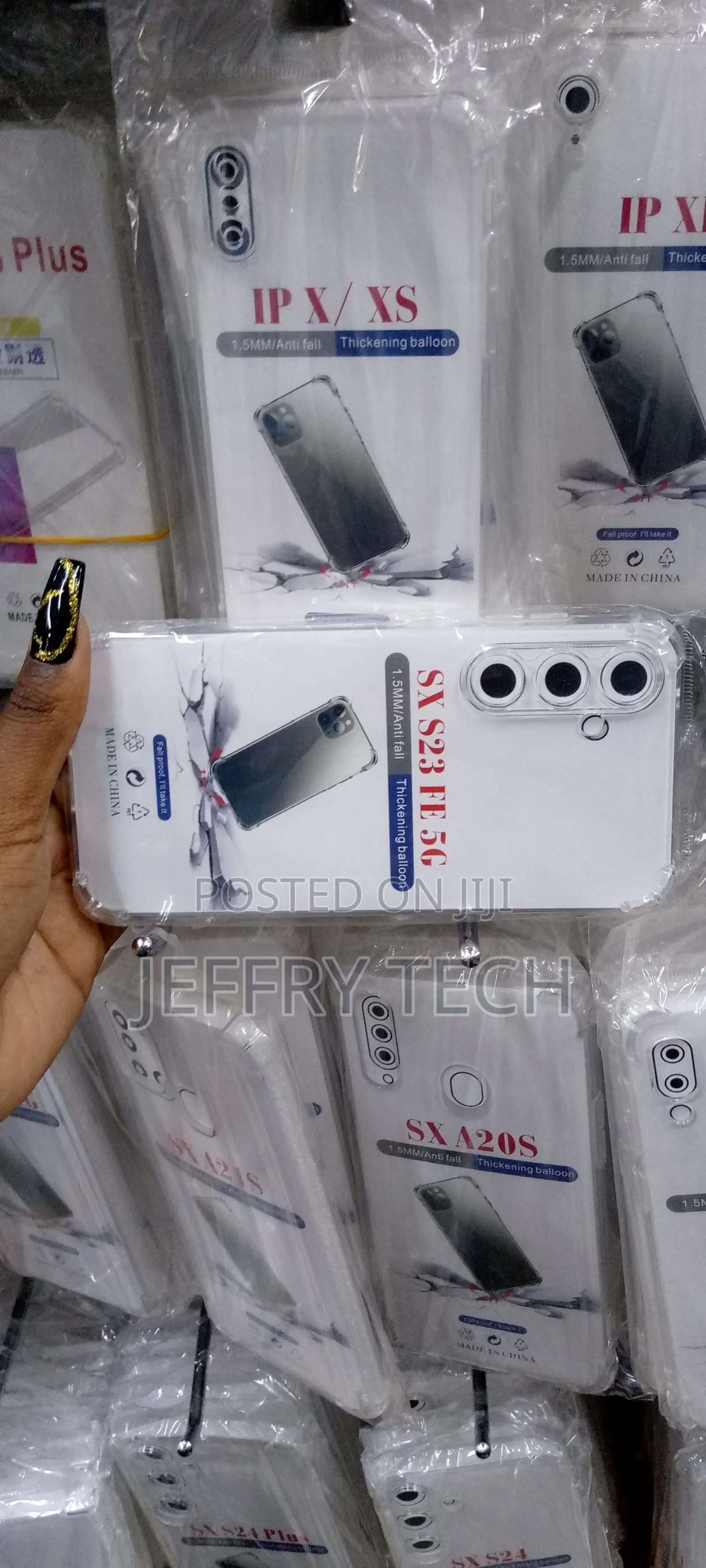 Foso for Galaxy S23 FE Back Cover Case (Clear)