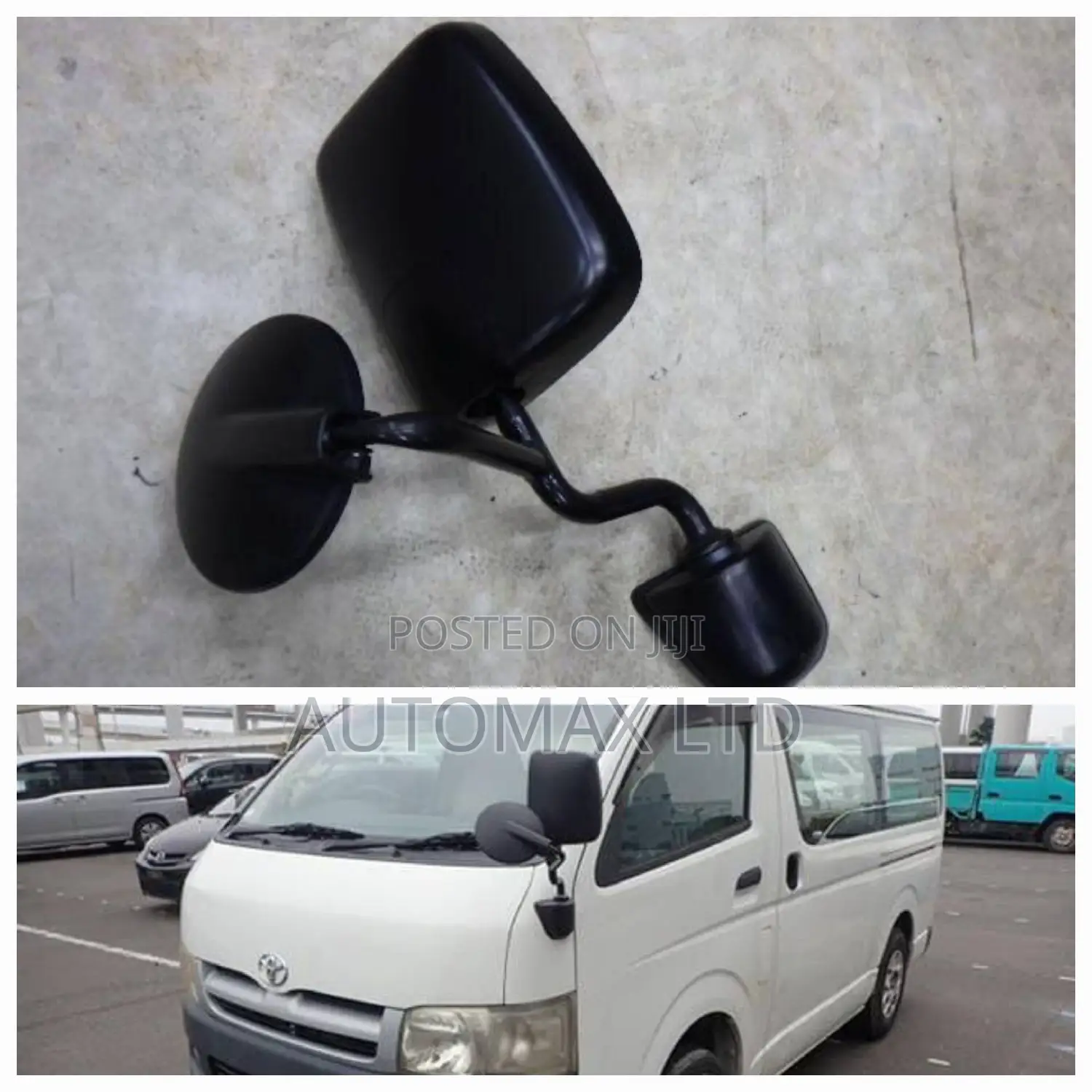 LEFT Side Mirror. For Toyota Hiace - Matatu
