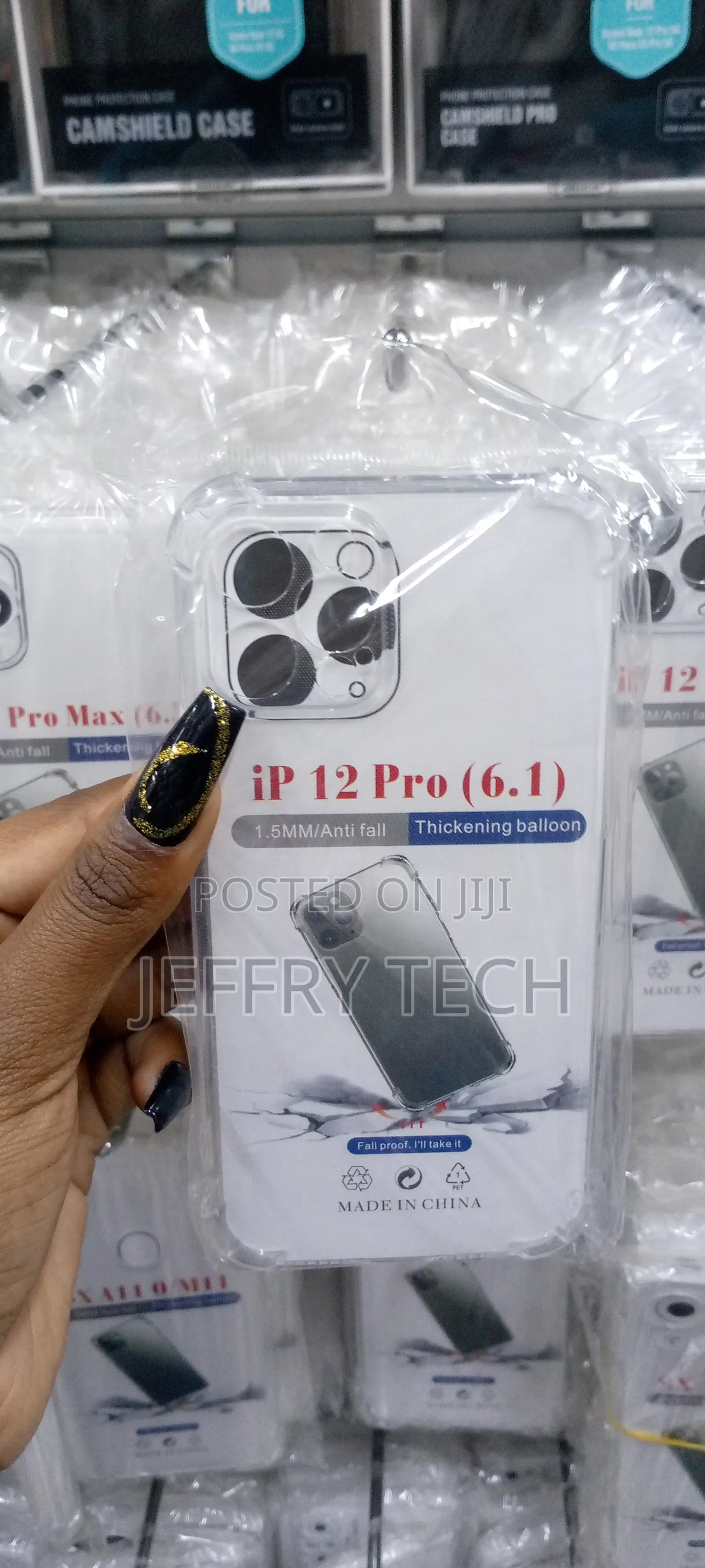 Tech Case for iPhone 12 Pro 6.1-Inch, Non-Yellowing Shock
