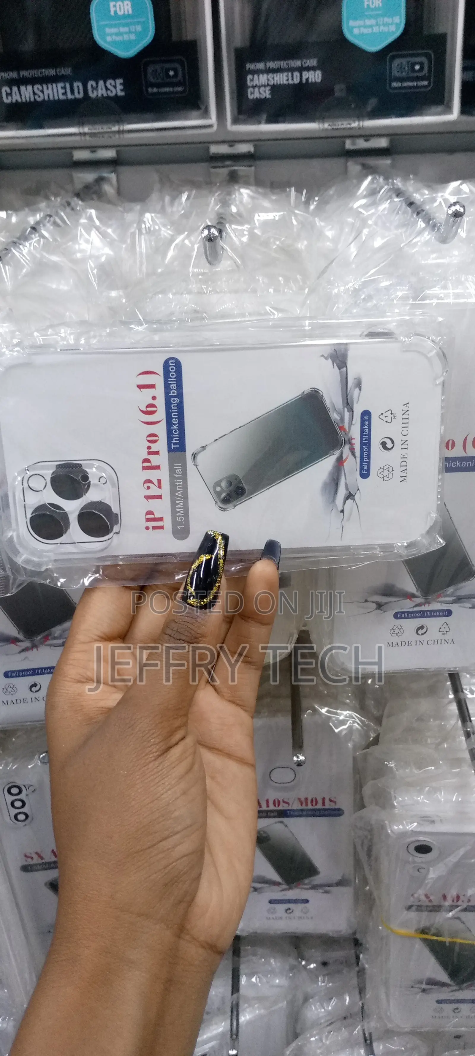 Tech Case for iPhone 12 Pro 6.1-Inch, Non-Yellowing Shock