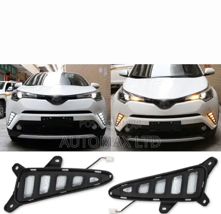Toyota C-Hr CHR Front Bumper 2X LED DRL