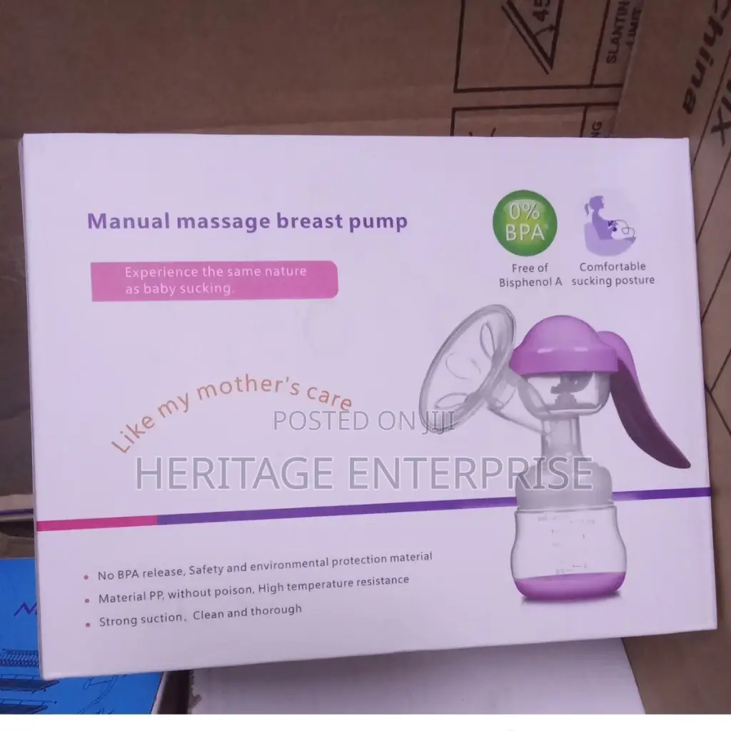 Manual Breast Pump + Free Baby Bottle Cap