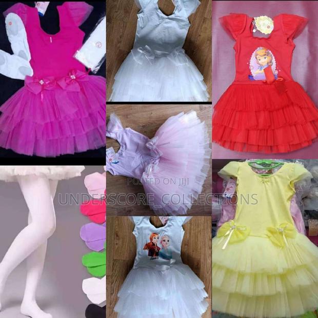 Children Ballet Set of Shoes, Stockings and Dress