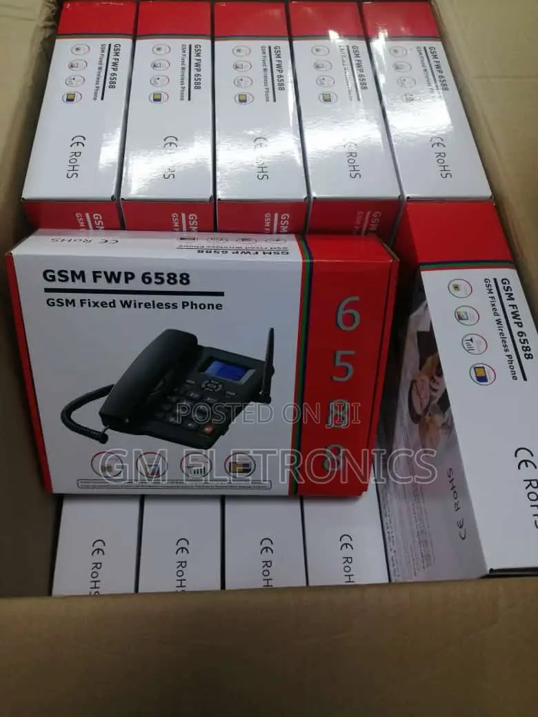 GSM Fixed Wireless Phone 6588 With Sim Card Slot.