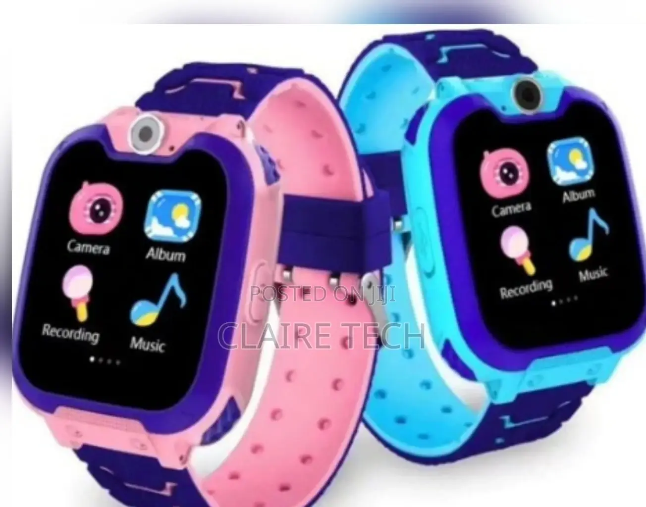 Kids Smart Watch Available in Pink and Blue 