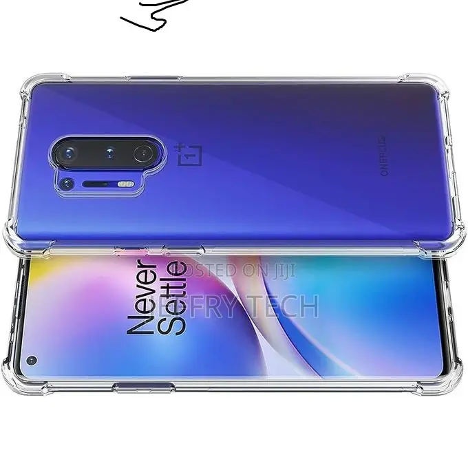 Back Defender Anti Shock Case for Oneplus 8 Pro - Clear