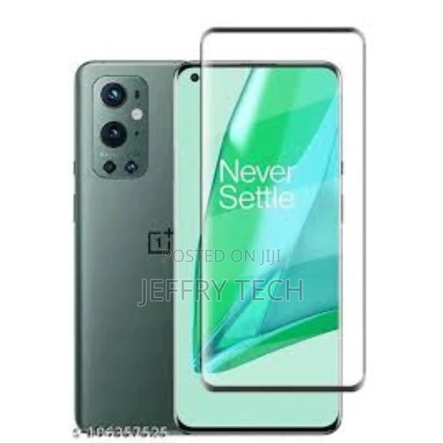 Oneplus 9 Pro - Black Edges Screen Protector HD Tempered Gla - thumbnail 3