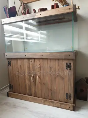 Rustic Look Aquarium + Aquarium Stand Custom Made