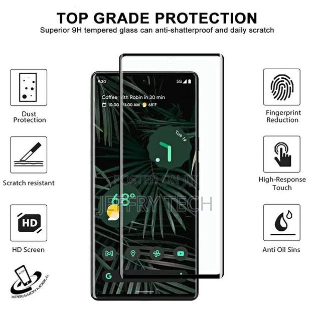 Oneplus 10 Pro 5G - Black Edges Screen Protector HD Tempered - main view