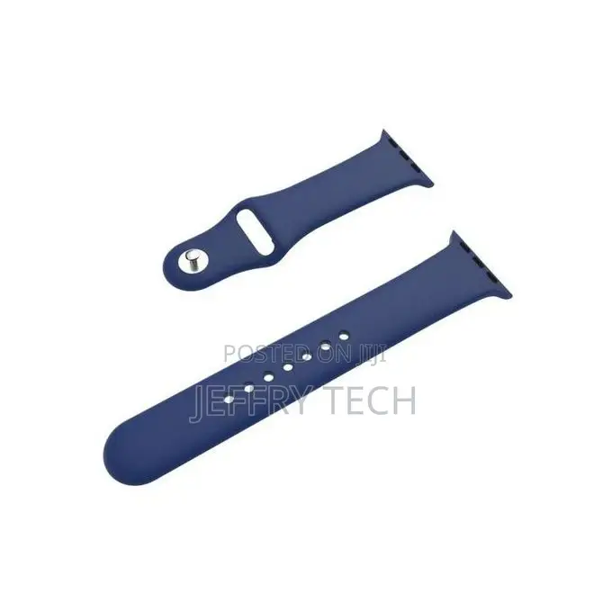 Silicone Strap for Apple Watch Series 7 45mm - Blue