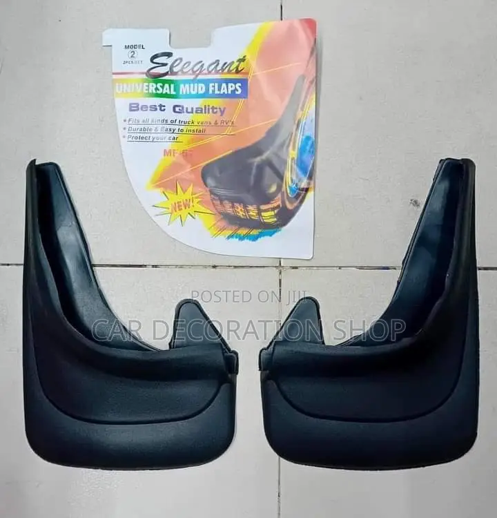 New 2pc Black Universal Fit Mudflaps