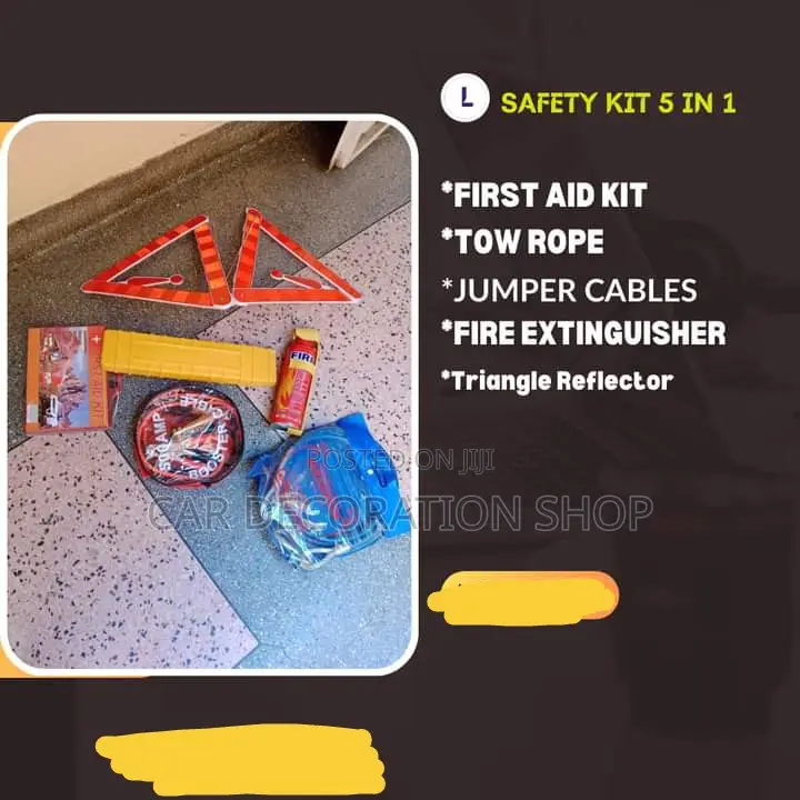 Car 5 in 1 Emergency Safety Kit