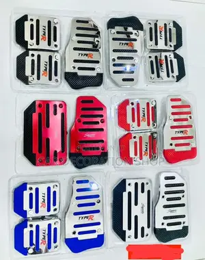 Type R Metallic Colored Manual /Automatic Pedal Covers