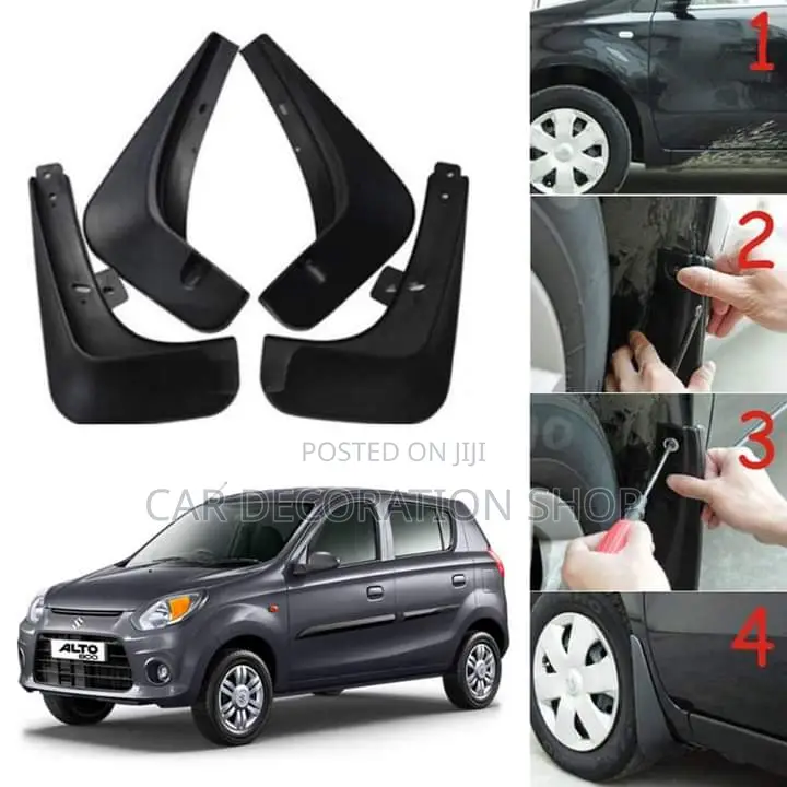 Suzuki Alto Fitted With 4pc Universal Mudflaps