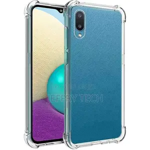 Back Defender Anti Shock Case for Samsung Galaxy A02 - Clear