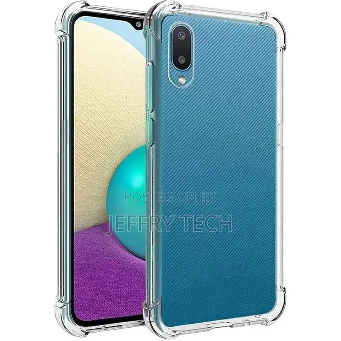 Back Defender Anti Shock Case for Samsung Galaxy A02 - Clear