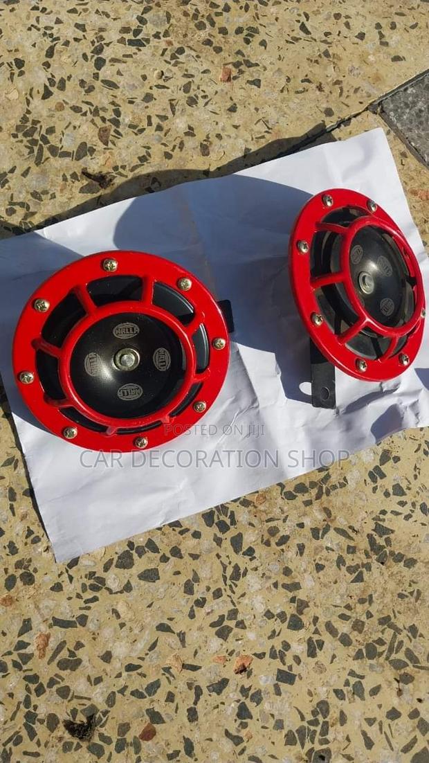 Sharp Tone 12v High/Low Tone Hella Red Horn