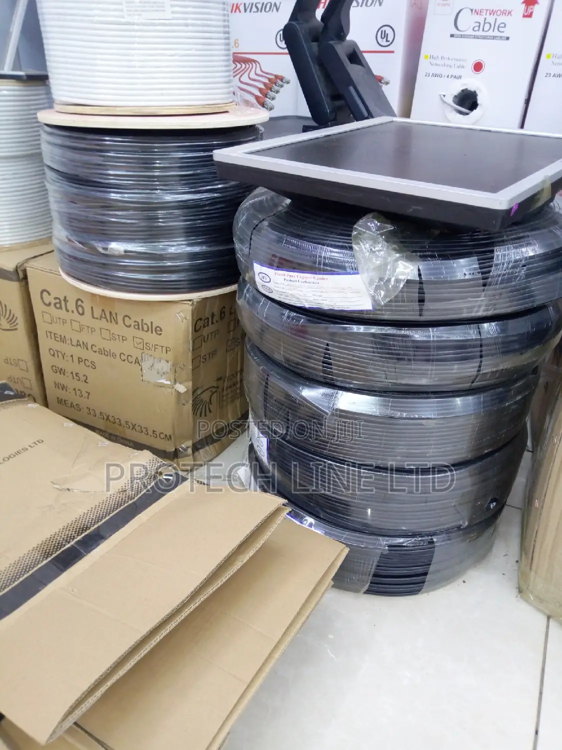 CCTV Cable With Power 200mts