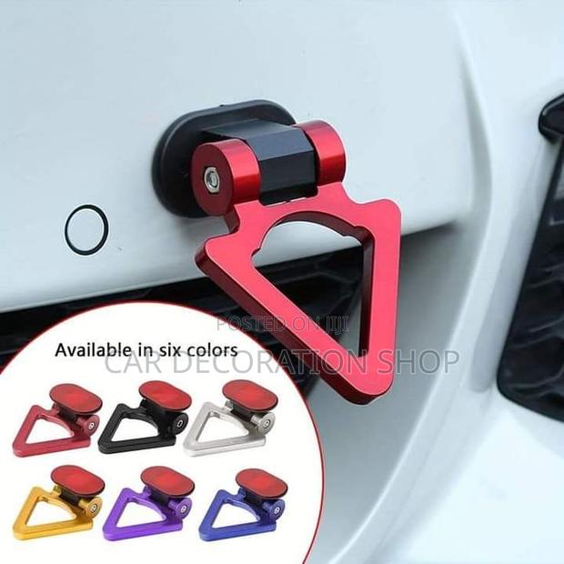 Triangle Shaped Colored Bumper Tow Hook - main view