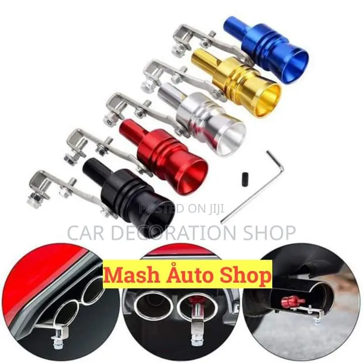 Metallic Turbo Exhaust Tip Whistle