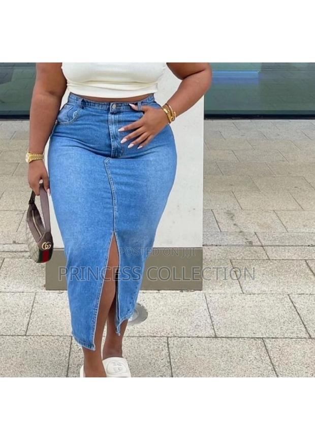 Maxi Denim Skirts - main view