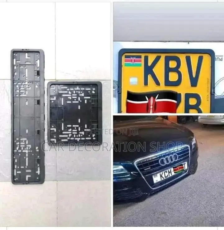 New Number Plates Installed in Plastic Plates Holders
