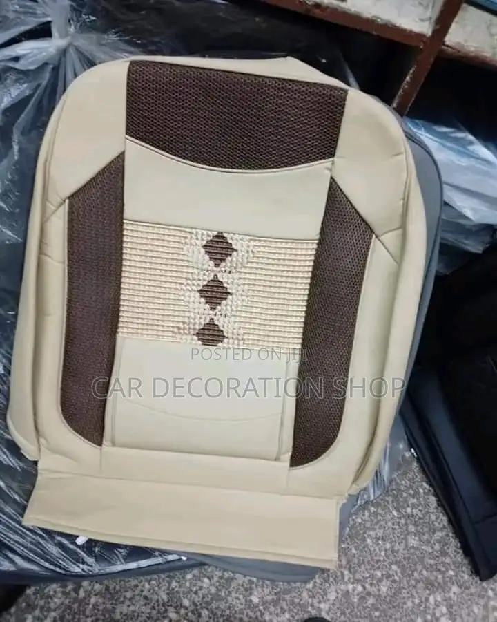 Complete 5 Seater Baije Synthetic Leather Seat Cushion