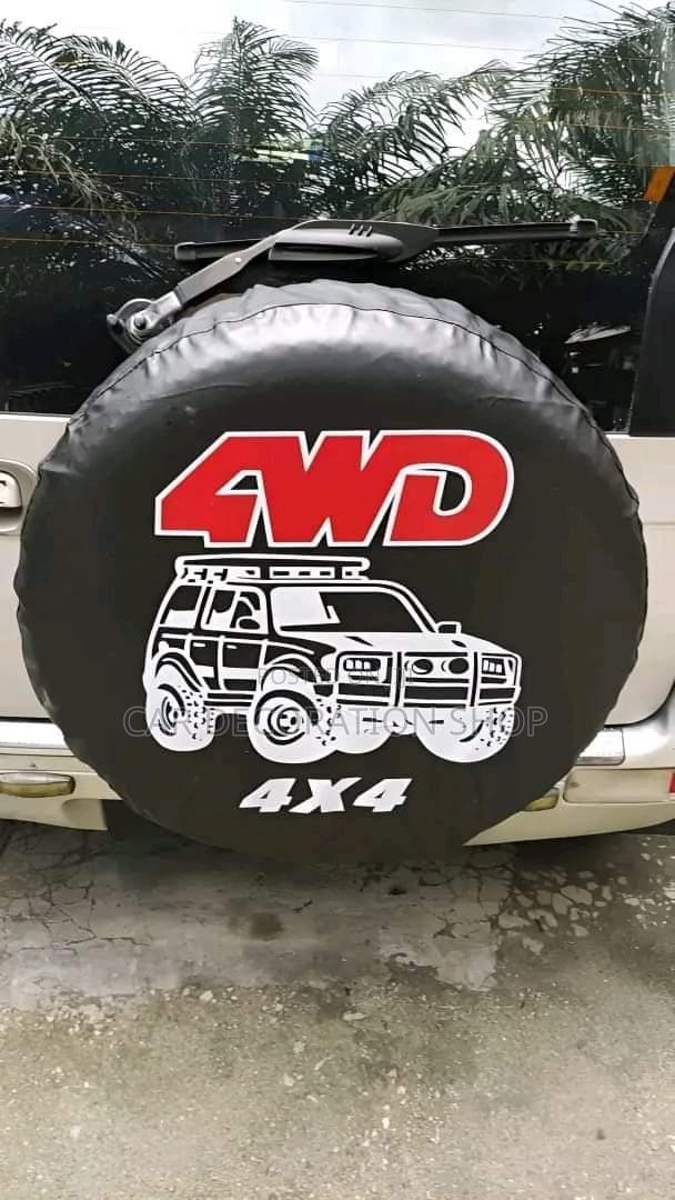 Car Spare Tire Covered With 4*4spare Cover