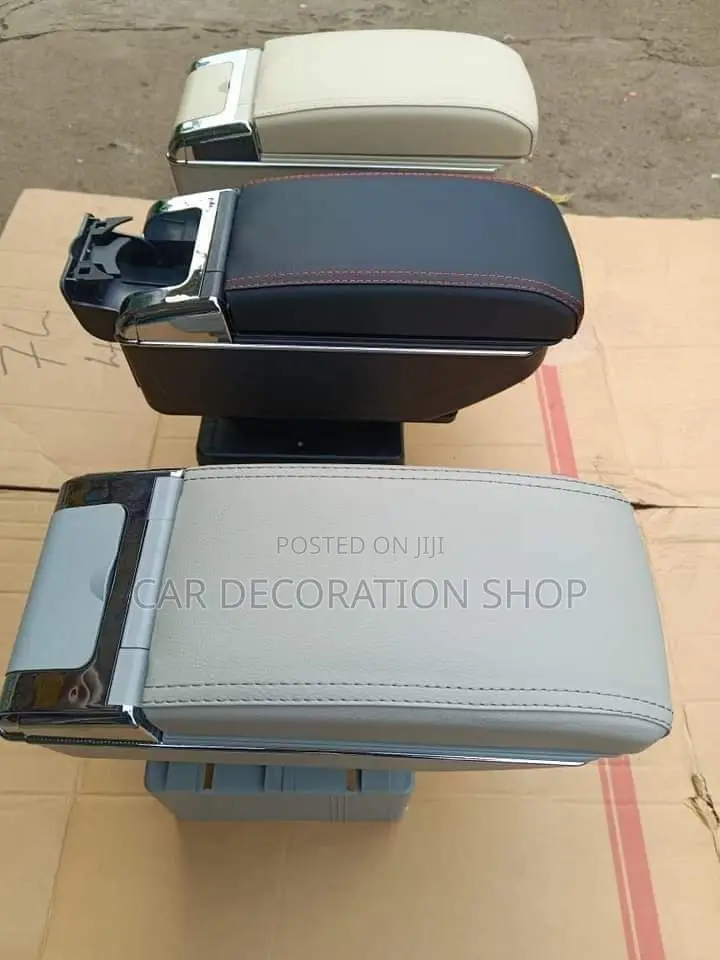 Grey, Baije ,Black Armrest Console Box With 7 USB Ports