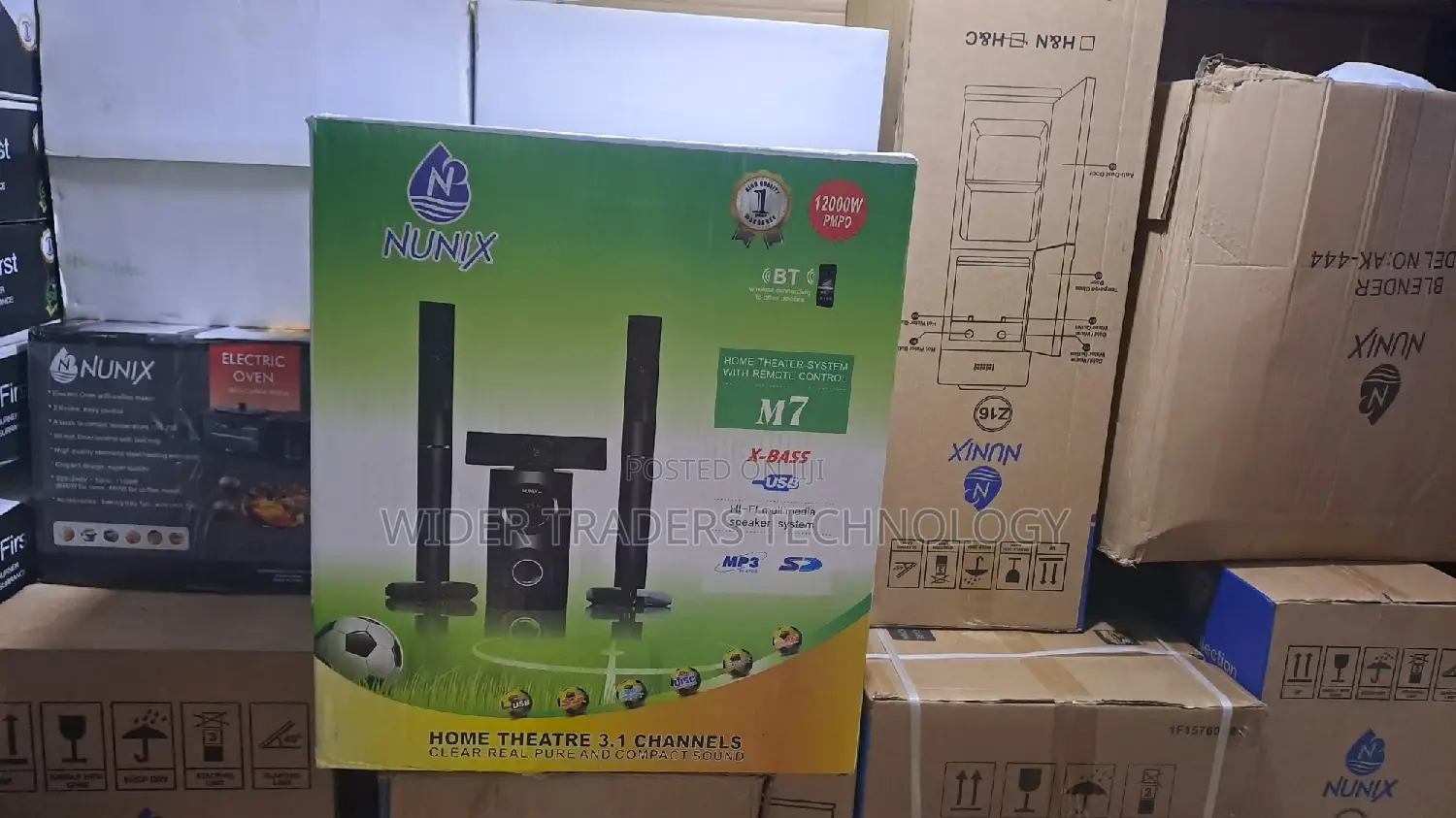 Nunix Nu-M7 3.1ch Bluetooth Multimeadia Speaker-Nunix