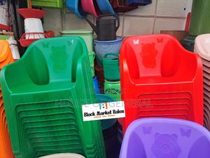 Green and Red Children Plastic Chair - thumbnail 2