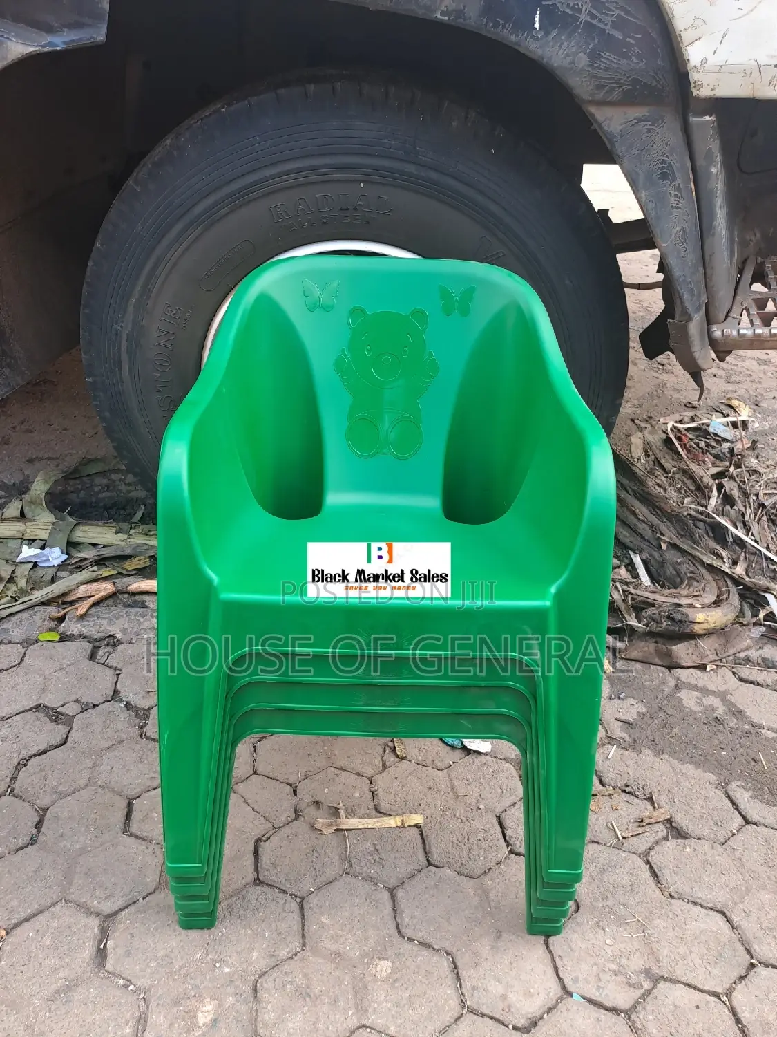 Smart Green Children Plastic Chair