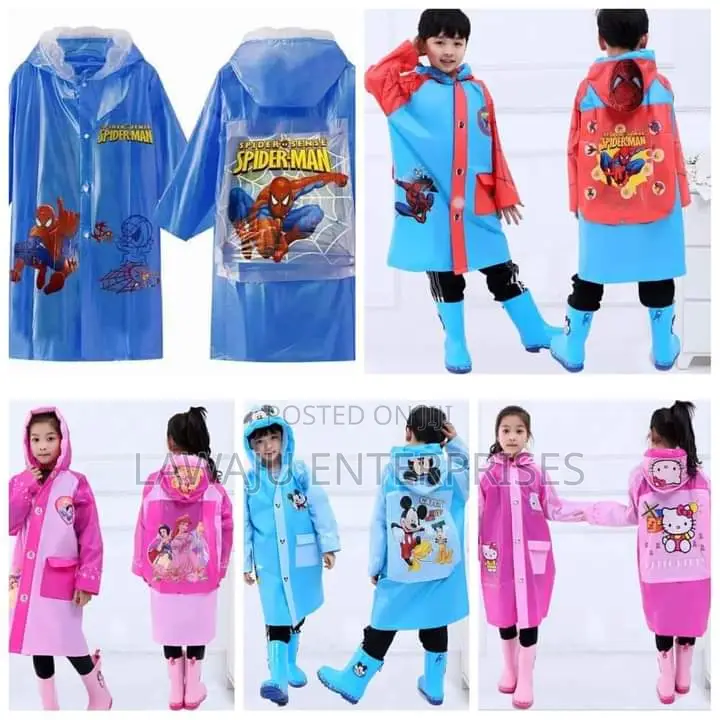 Cartoon Themed Raincoat
