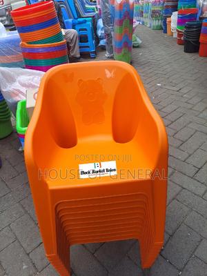 Orange Strong Kids Plastic Chair - thumbnail 2